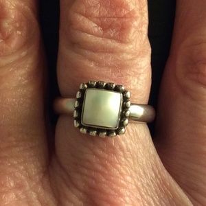 Silpada Pearl Ring R1617 Size 7